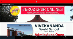 Desktop Screenshot of ferozepuronline.com